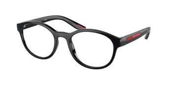  Das Bild zeigt die Prada Linea Rossa Fassung PS07PV 1AB1O1 leicht seitlich., Zubehor, Brillen